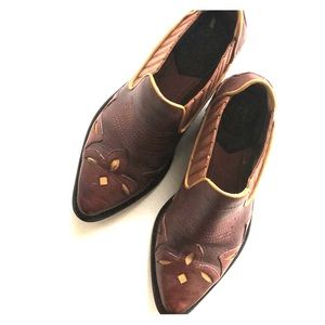 Lucky brand cowboy booties